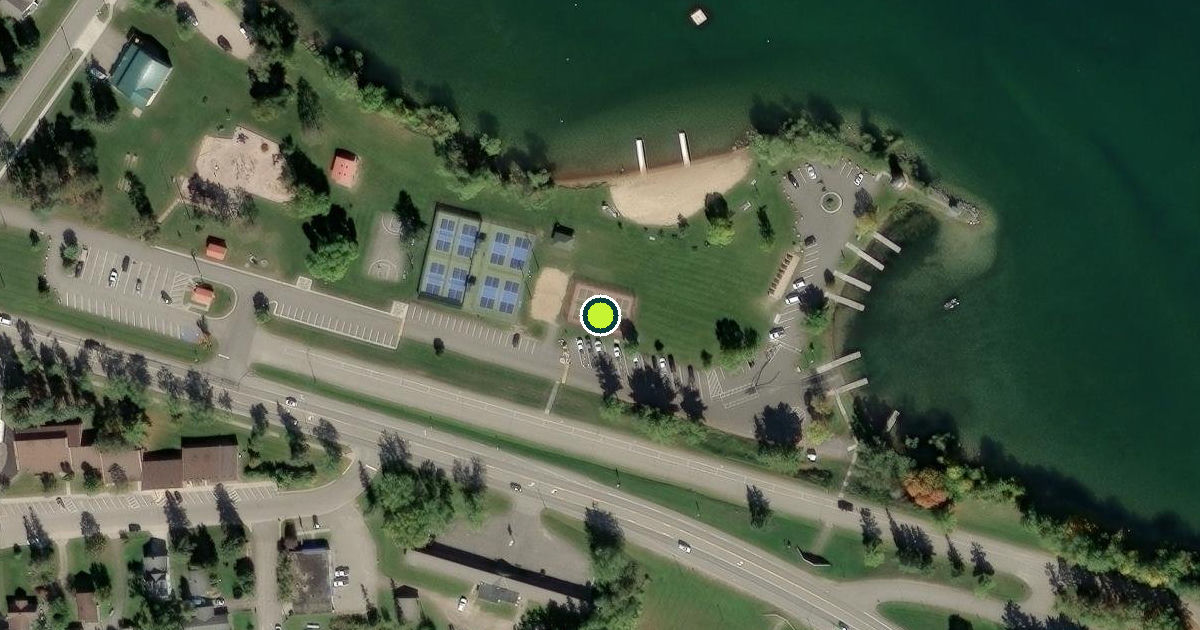 Satellite view of Walker Pickleball Courts