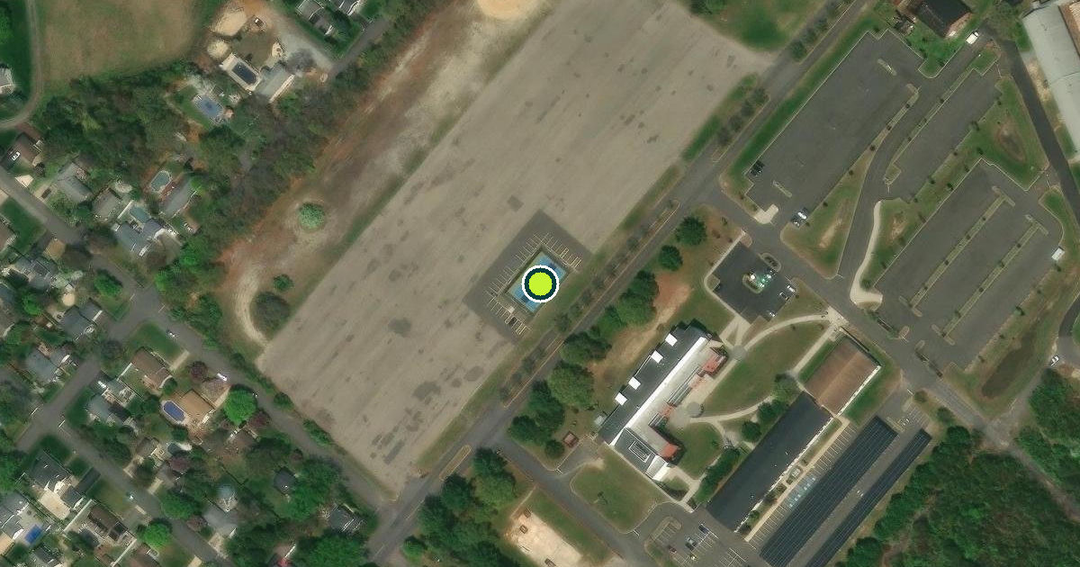 Satellite view of Wall Township Pickleball Courts