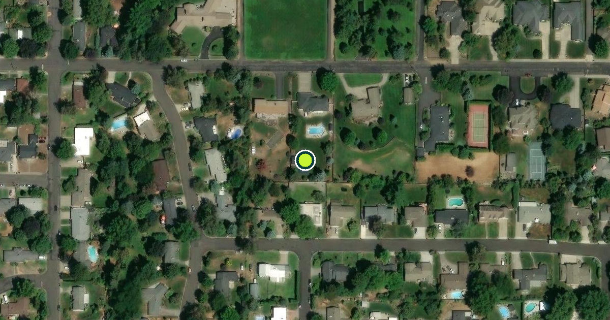 Satellite view of Walla Walla Pickleball Courts