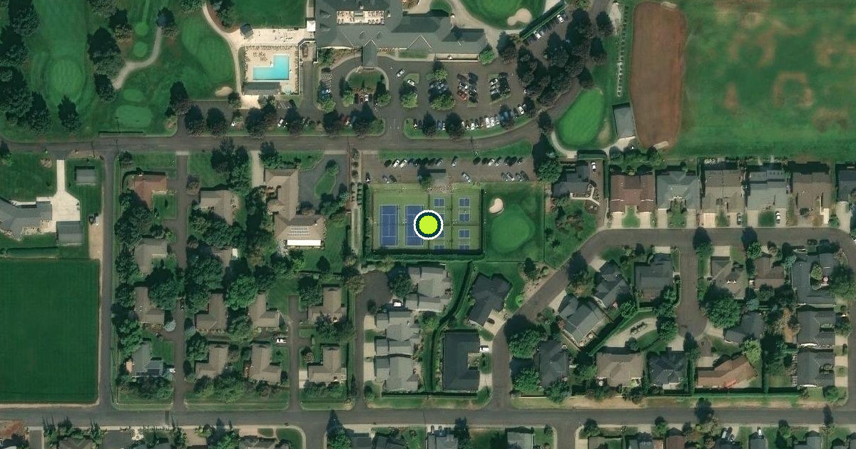 Satellite view of Walla Walla Pickleball Courts