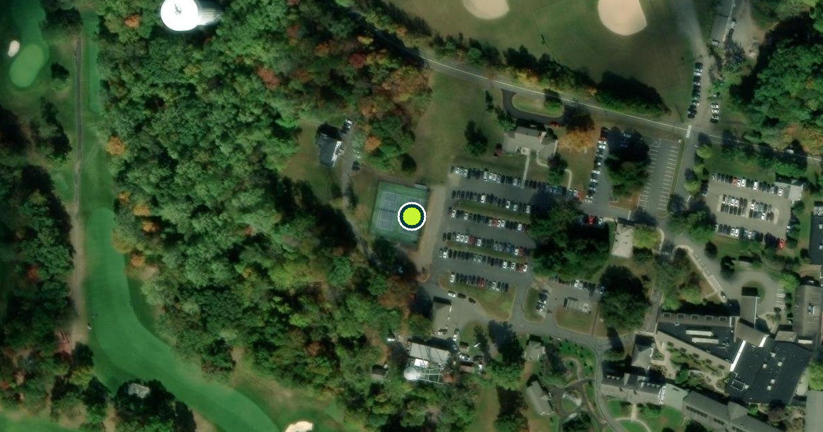 Satellite view of Wallingford Pickleball Courts