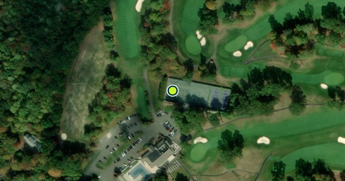 Satellite view of Wallingford Pickleball Courts