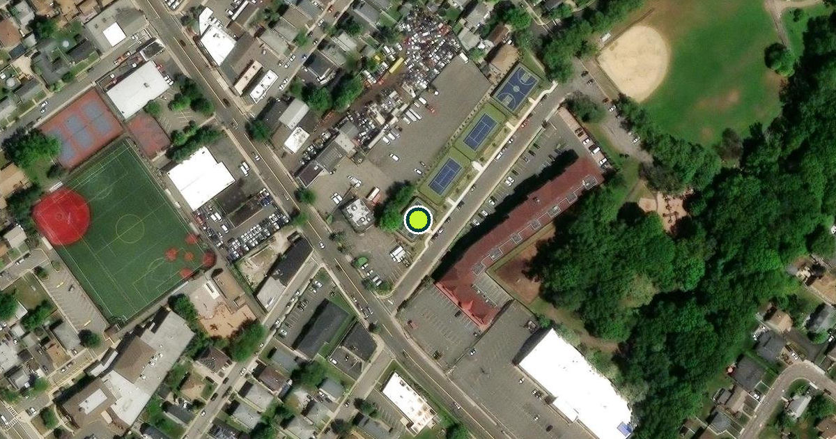 Satellite view of Wallington Pickleball Courts
