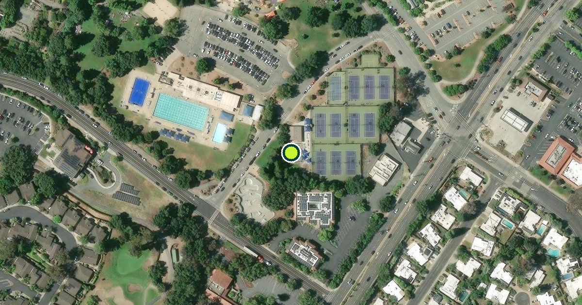 Satellite view of Walnut Creek Pickleball Courts
