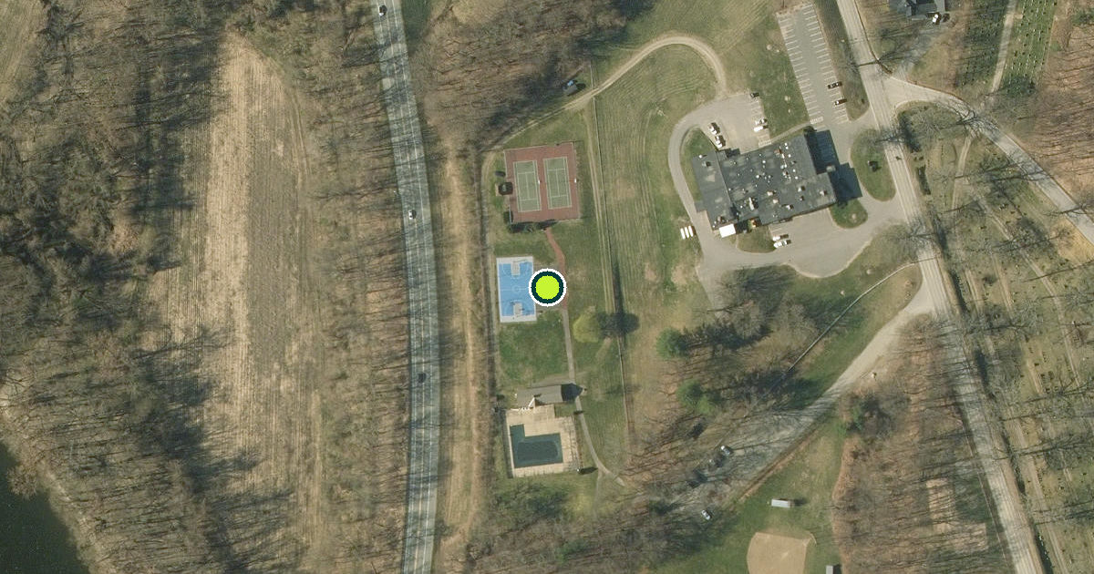 Satellite view of Walpole Pickleball Courts