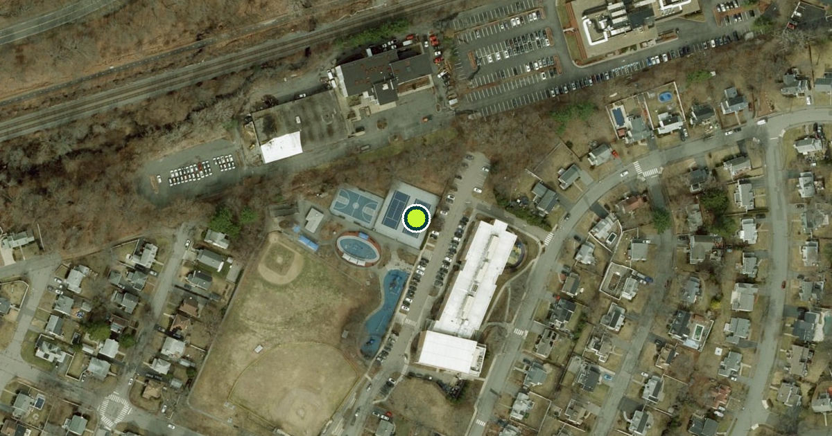 Satellite view of Waltham Pickleball Courts
