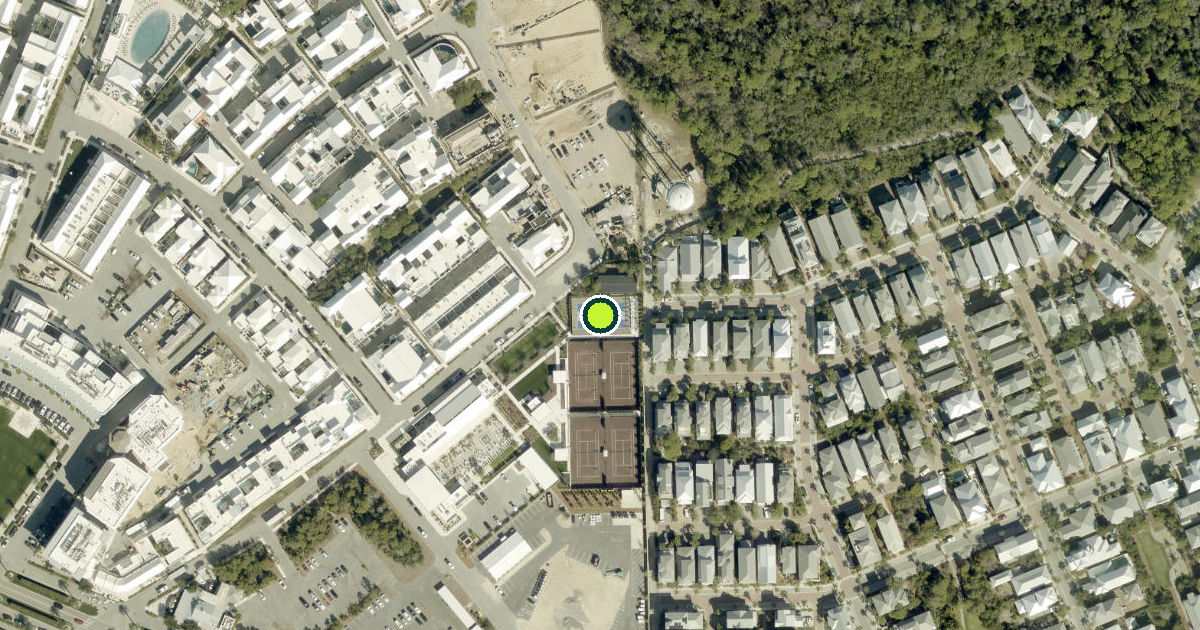 Satellite view of Walton County Pickleball Courts