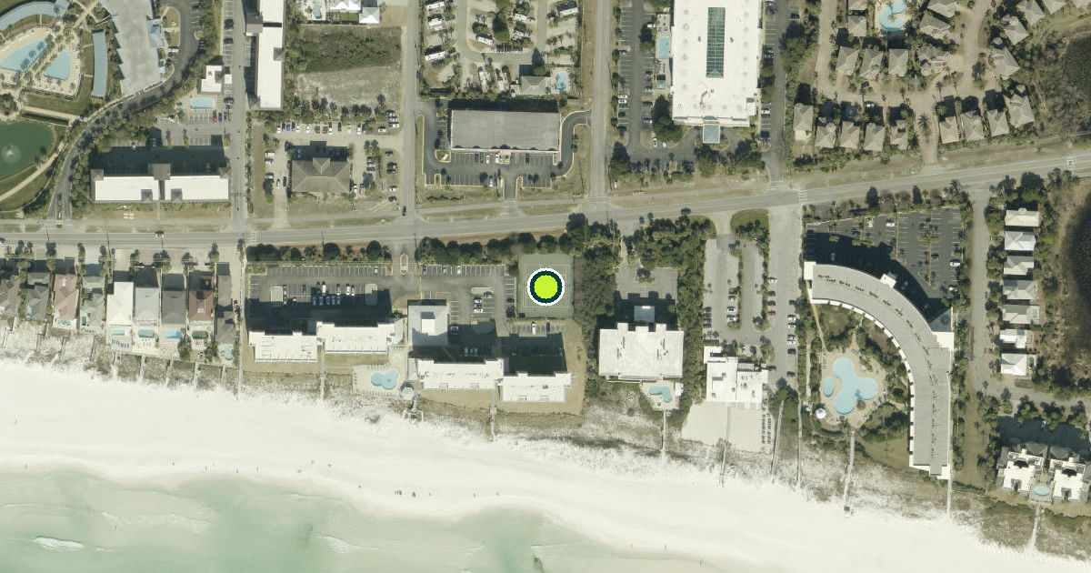 Satellite view of Walton County Pickleball Courts