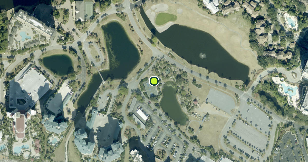 Satellite view of Walton County Pickleball Courts