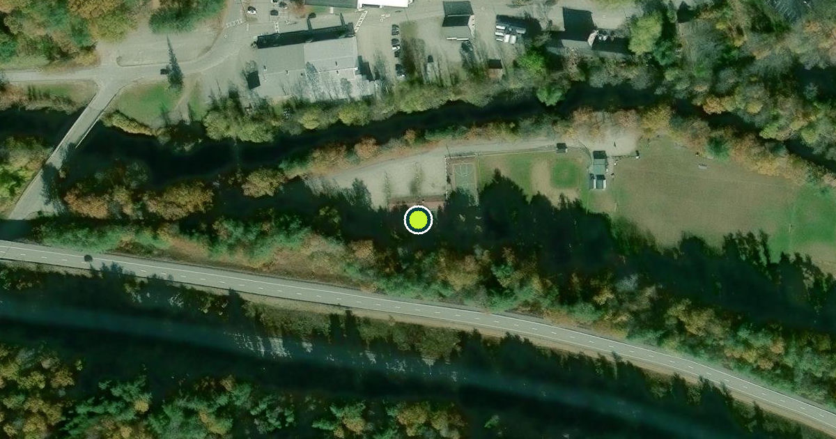 Satellite view of Warner Pickleball Courts