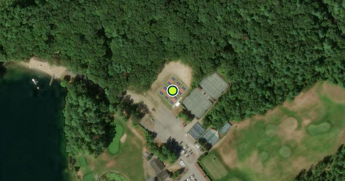 Satellite view of Warren County Pickleball Courts