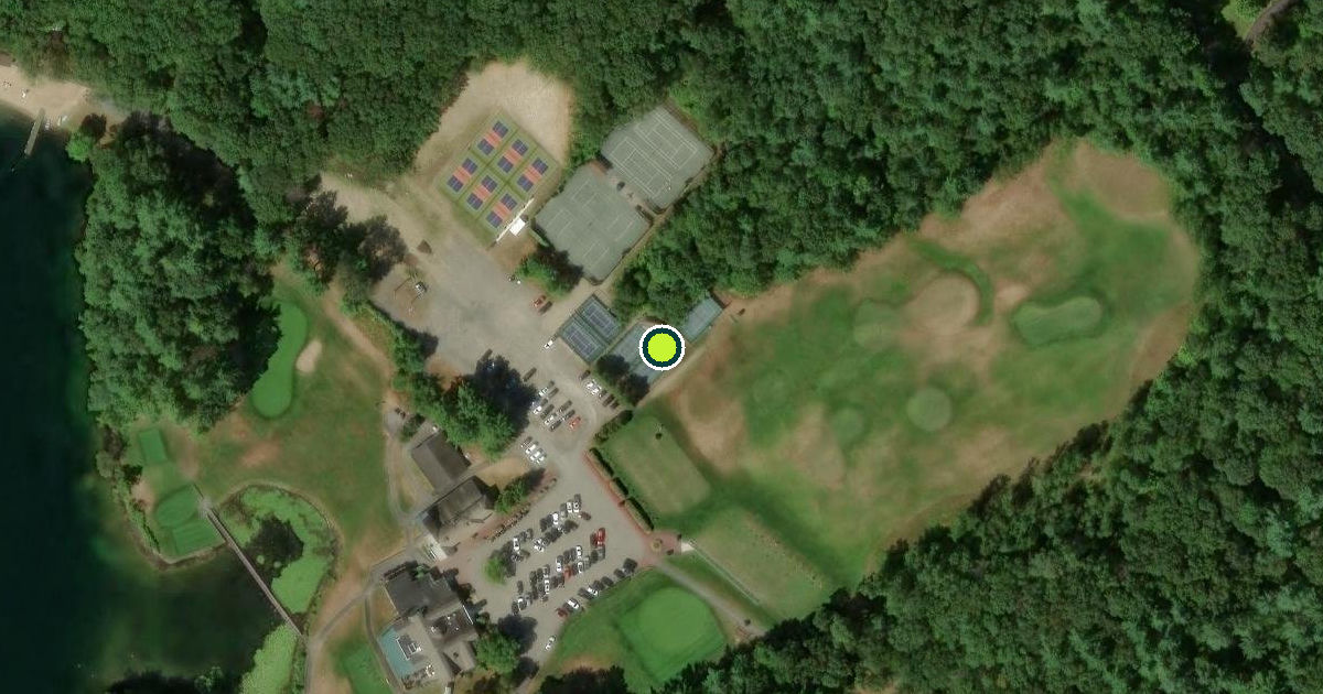 Satellite view of Warren County Pickleball Courts