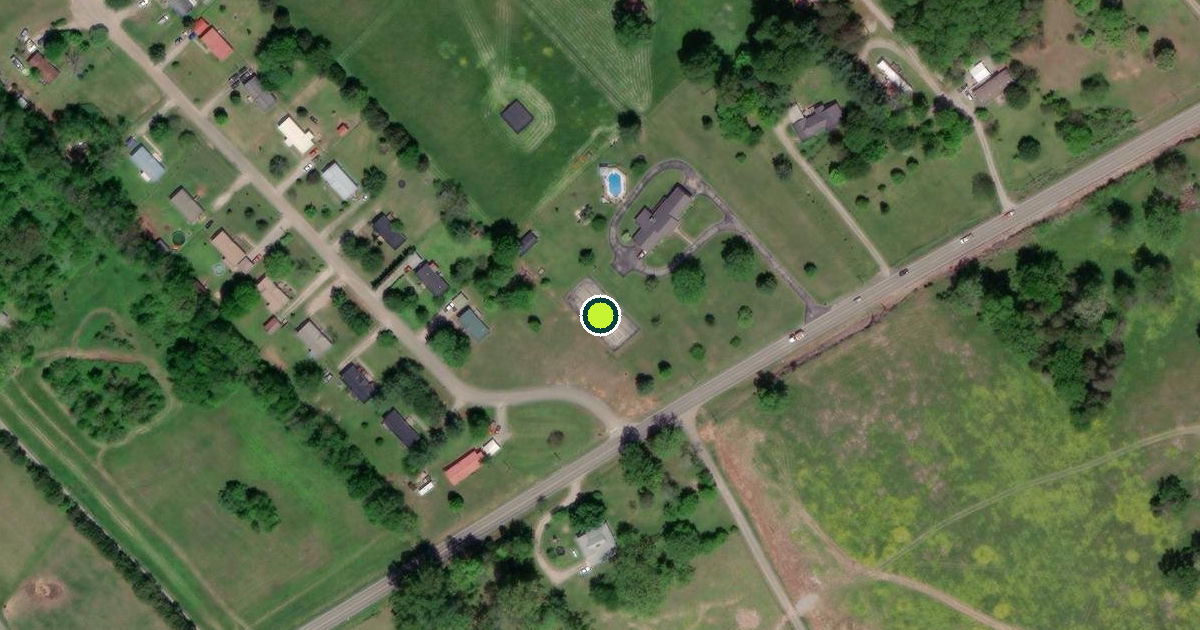 Satellite view of Warren County Pickleball Courts