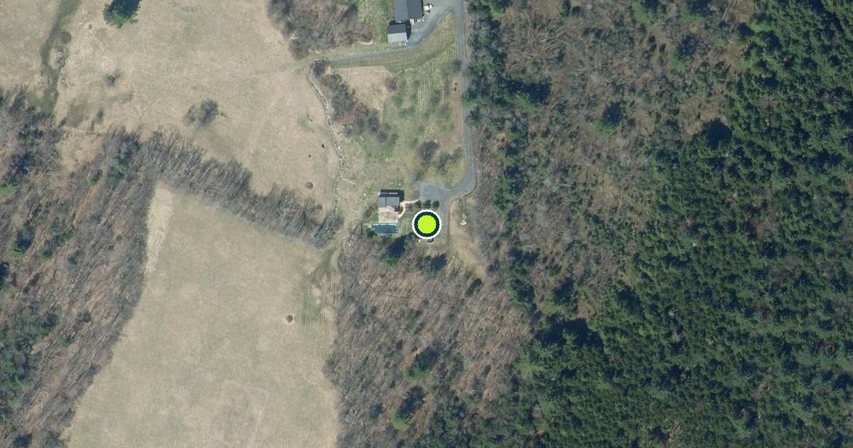Satellite view of Warren Pickleball Courts