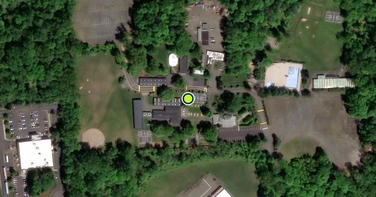 Satellite view of Warren Township Pickleball Courts