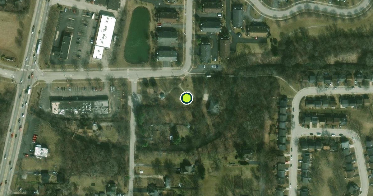 Satellite view of Warrenville Pickleball Courts