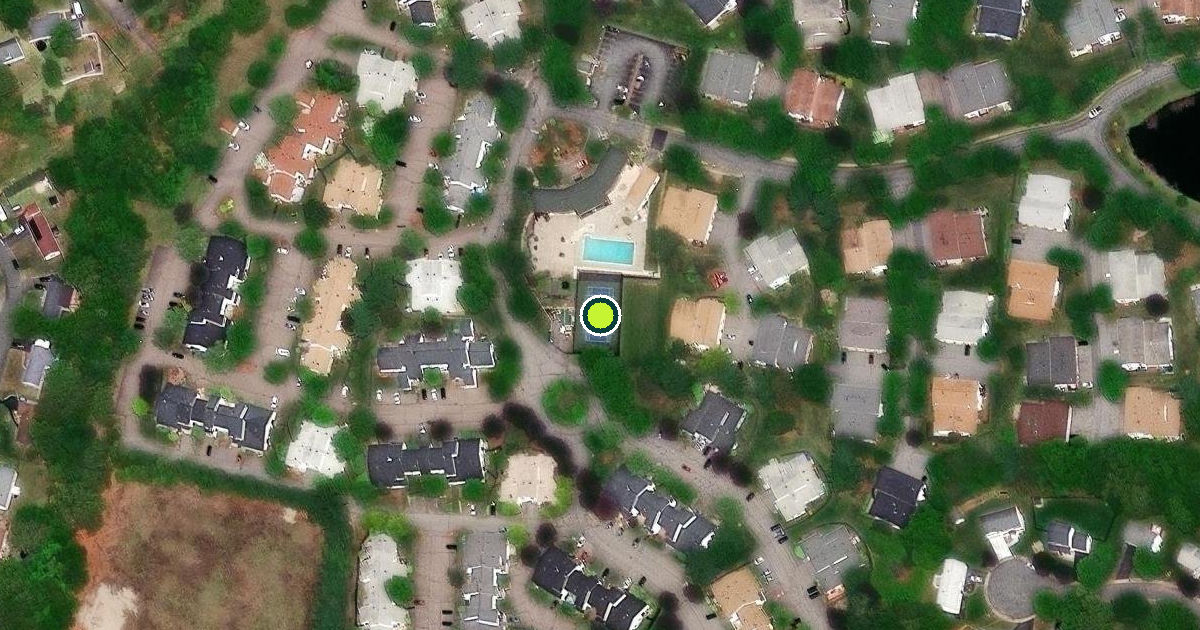 Satellite view of Warwick Pickleball Courts