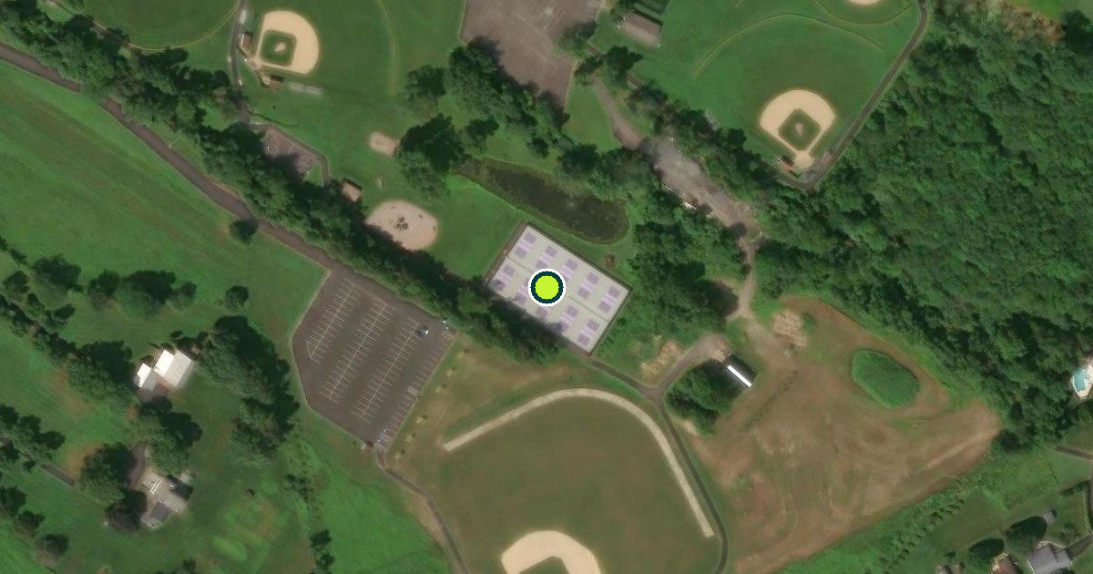 Satellite view of Warwick Township Pickleball Courts