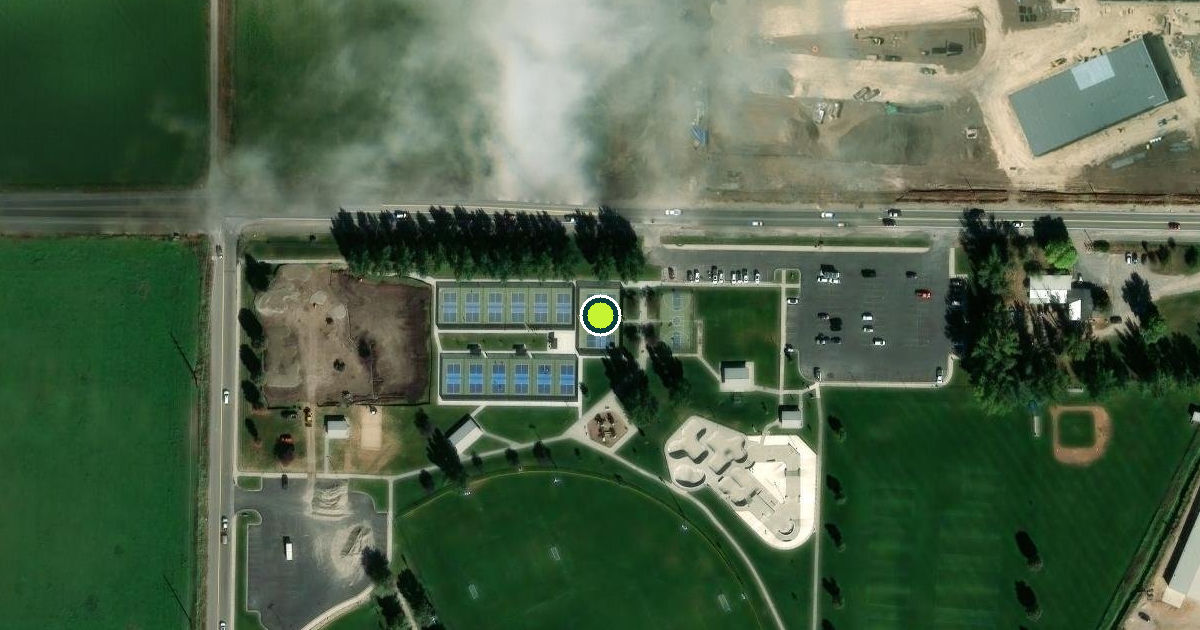 Satellite view of Wasatch County Pickleball Courts
