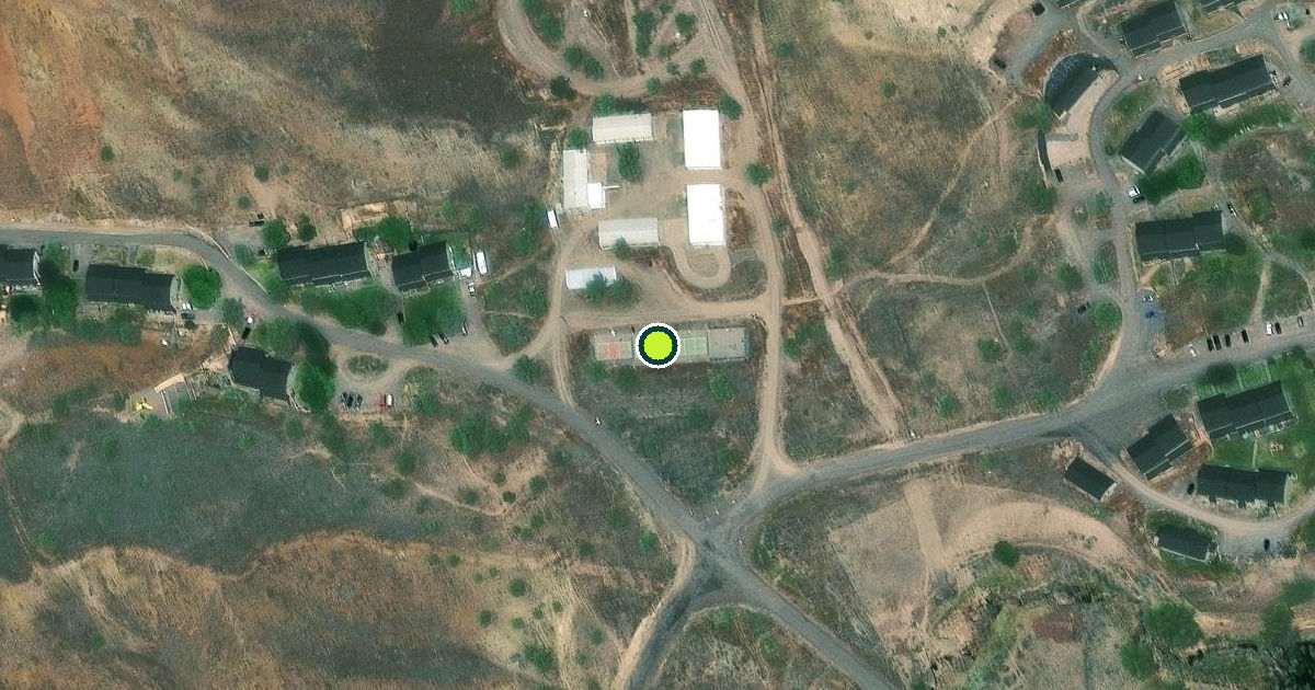 Satellite view of Wasco County Pickleball Courts