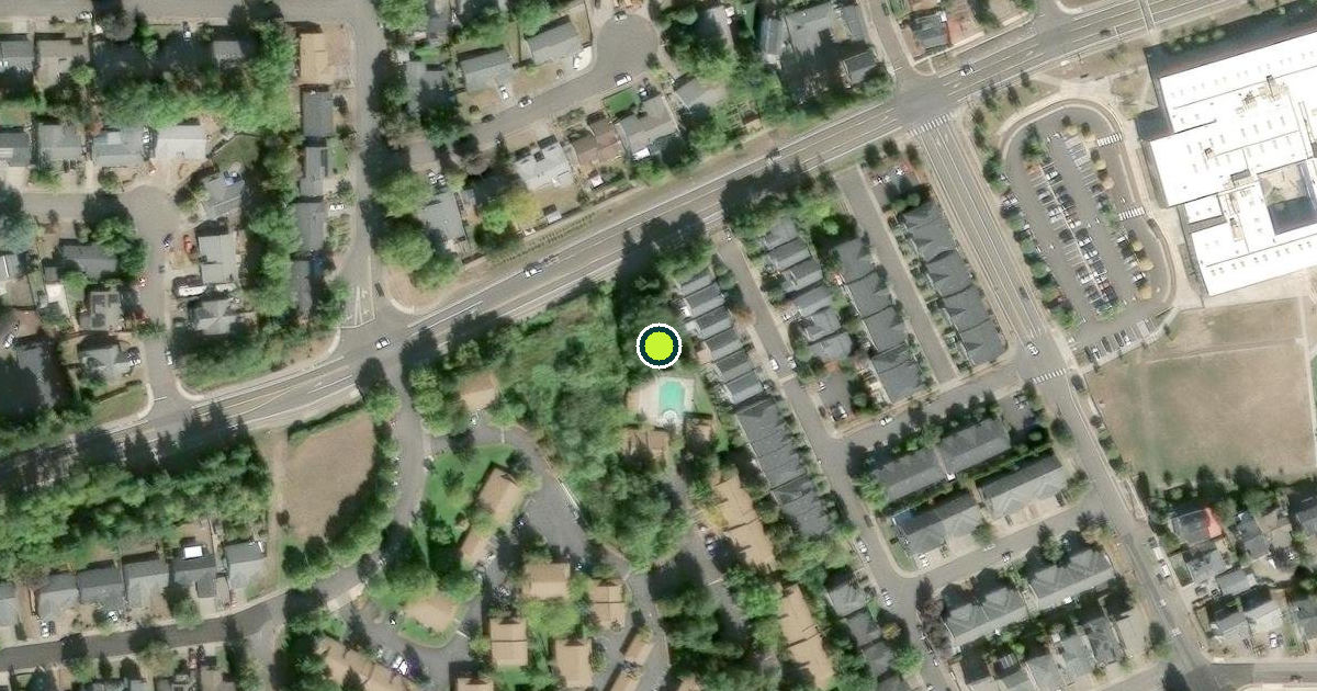 Satellite view of Washington County Pickleball Courts