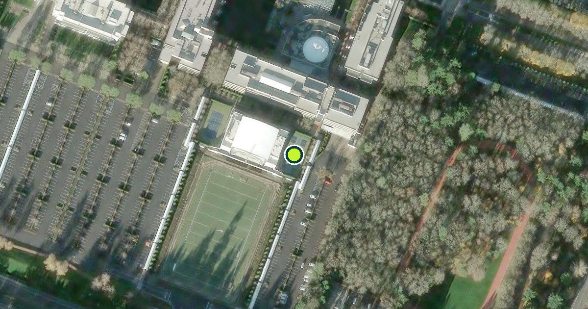Satellite view of Washington County Pickleball Courts