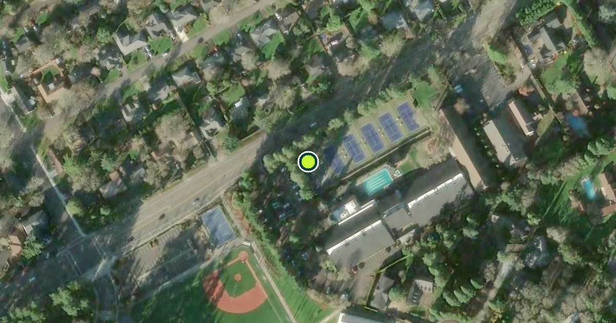 Satellite view of Washington County Pickleball Courts
