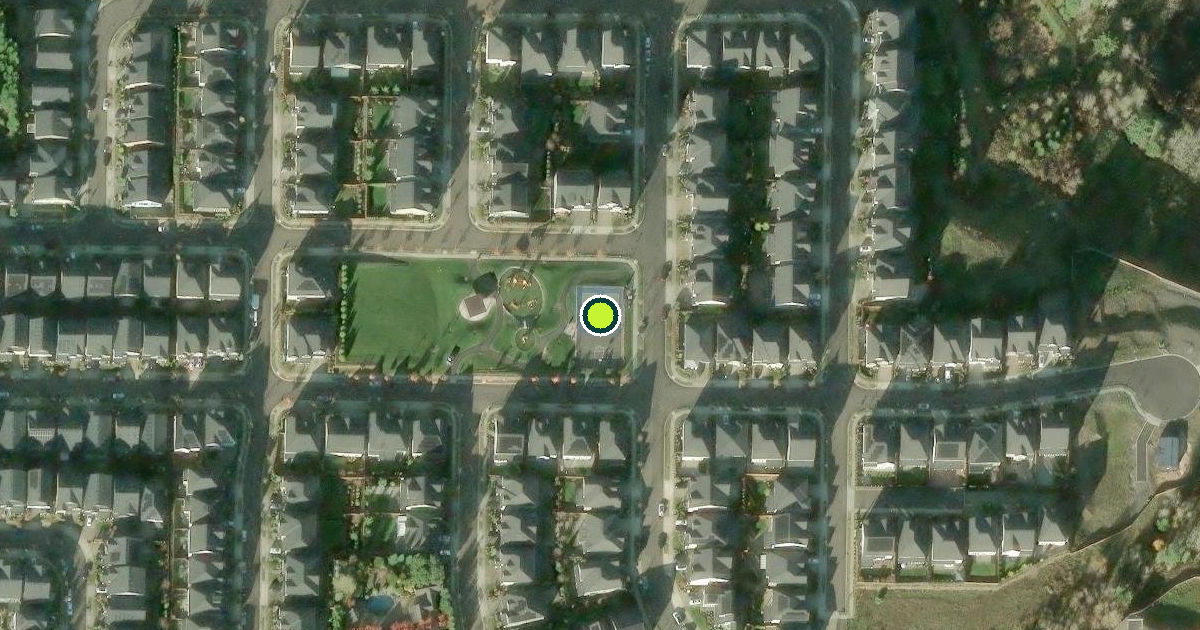 Satellite view of Washington County Pickleball Courts