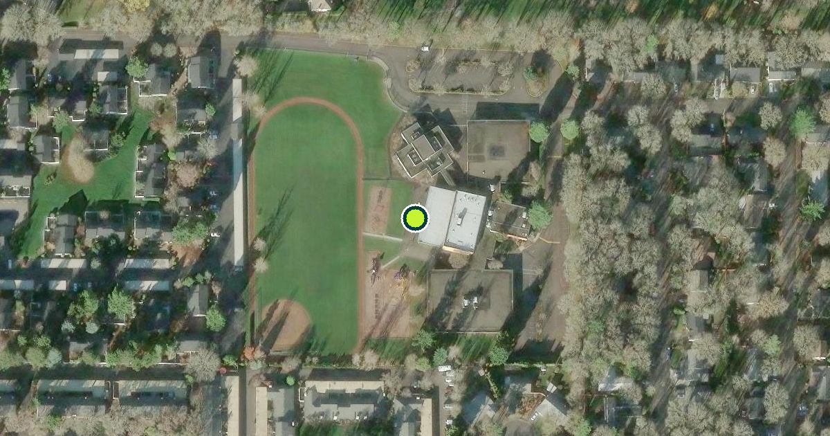 Satellite view of Washington County Pickleball Courts