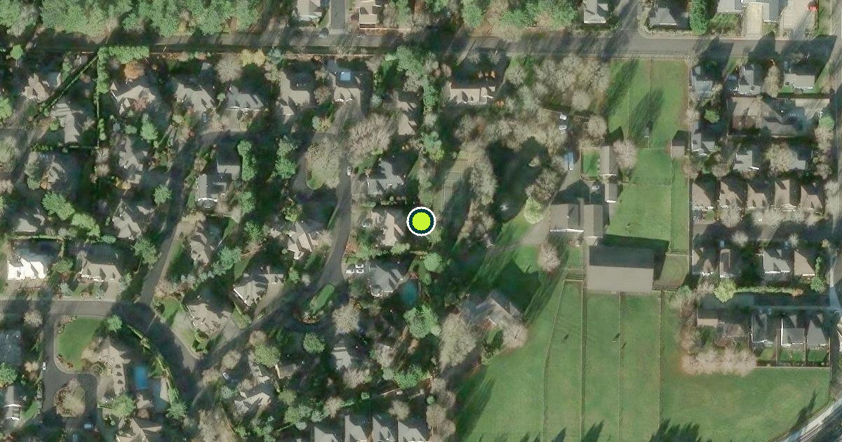 Satellite view of Washington County Pickleball Courts