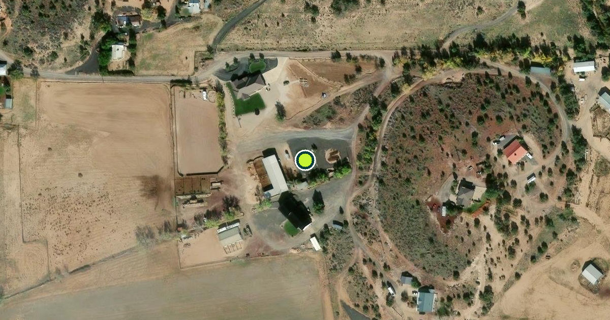 Satellite view of Washington County Pickleball Courts