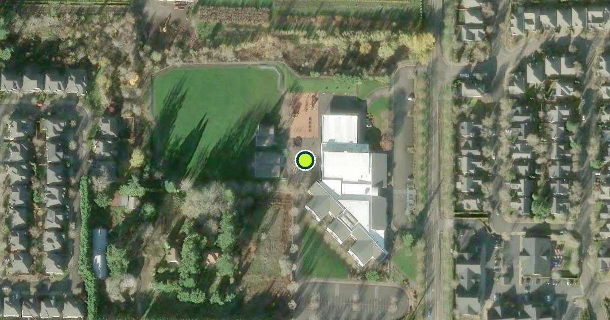 Satellite view of Washington County Pickleball Courts