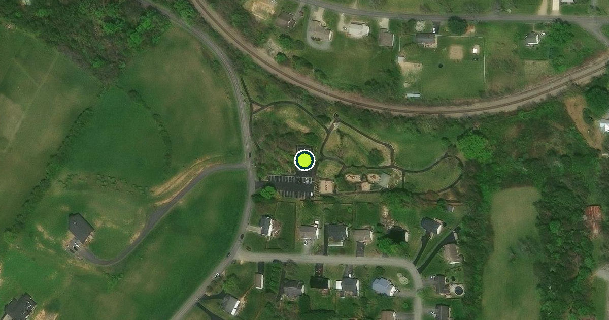 Satellite view of Washington County Pickleball Courts