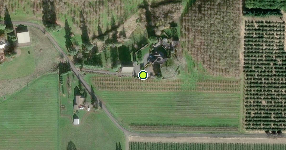 Satellite view of Washington County Pickleball Courts