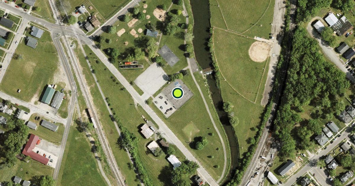 Satellite view of Washington Court House Pickleball Courts