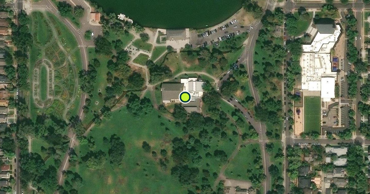 Satellite view of Washington Park Recreation Center