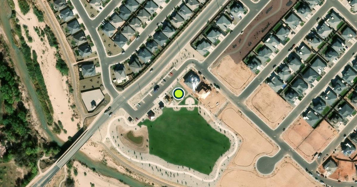 Satellite view of Washington Pickleball Courts