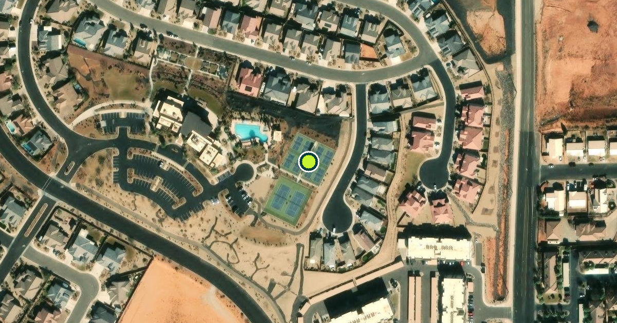 Satellite view of Washington Pickleball Courts