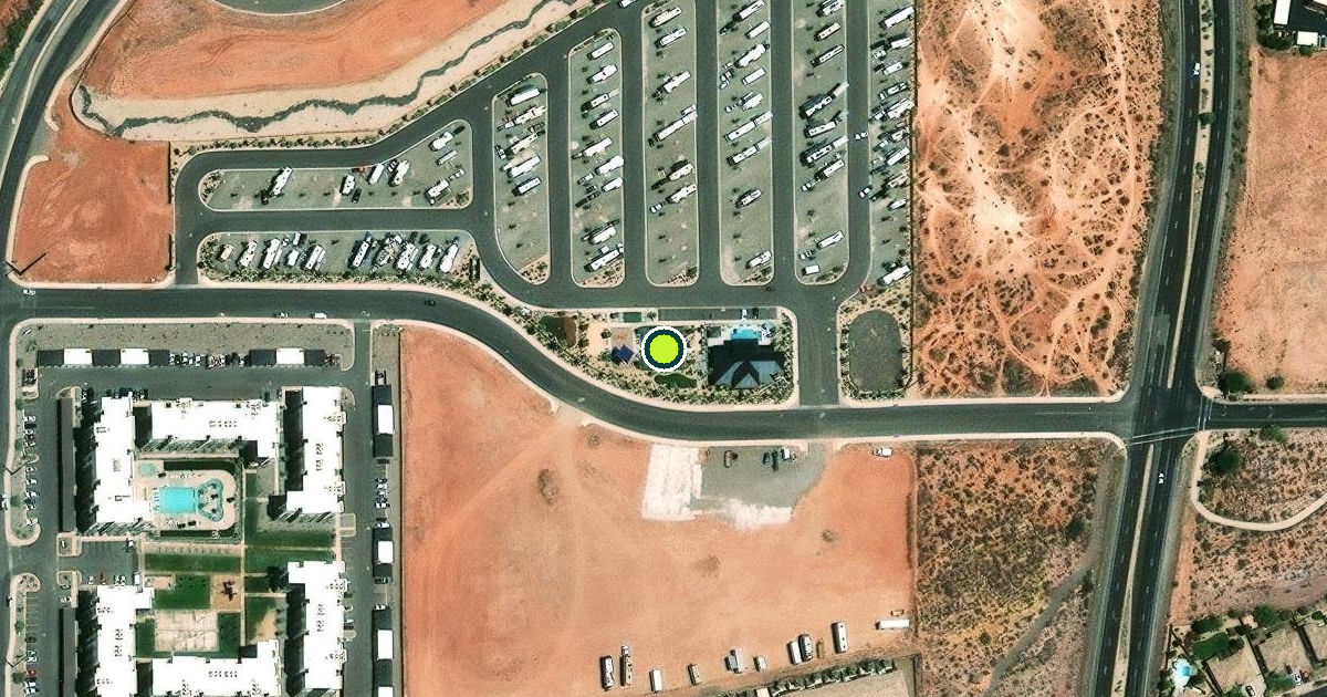 Satellite view of Washington Pickleball Courts
