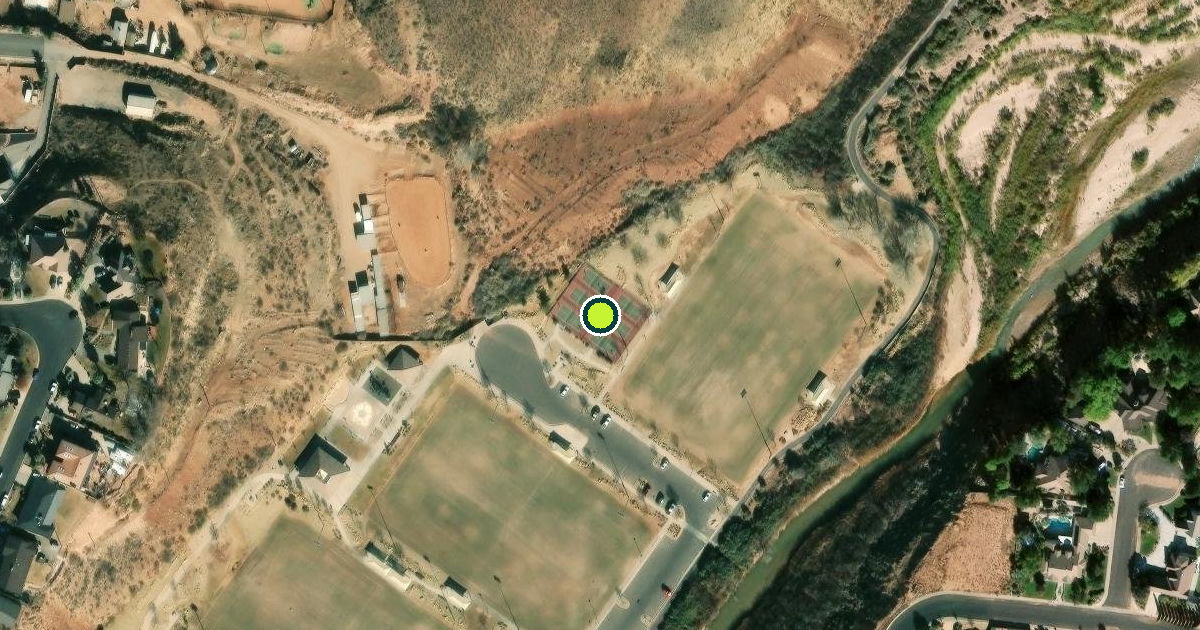 Satellite view of Washington Pickleball Courts