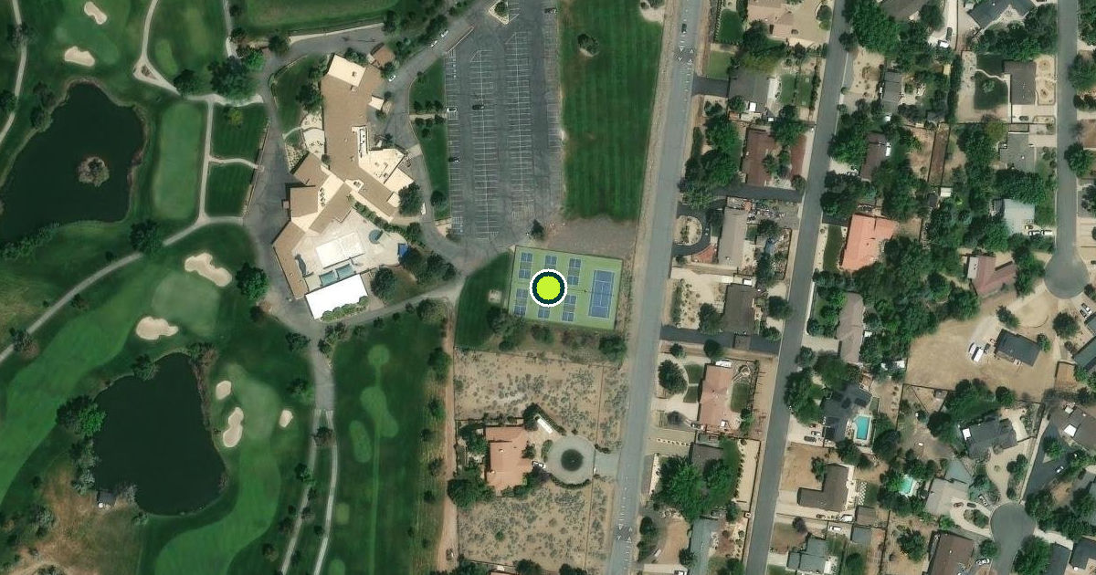 Satellite view of Washoe County Pickleball Courts