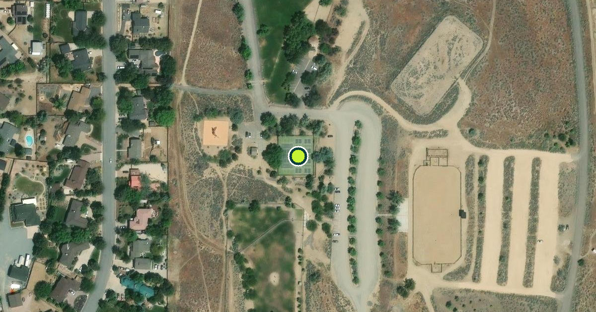 Satellite view of Washoe County Pickleball Courts