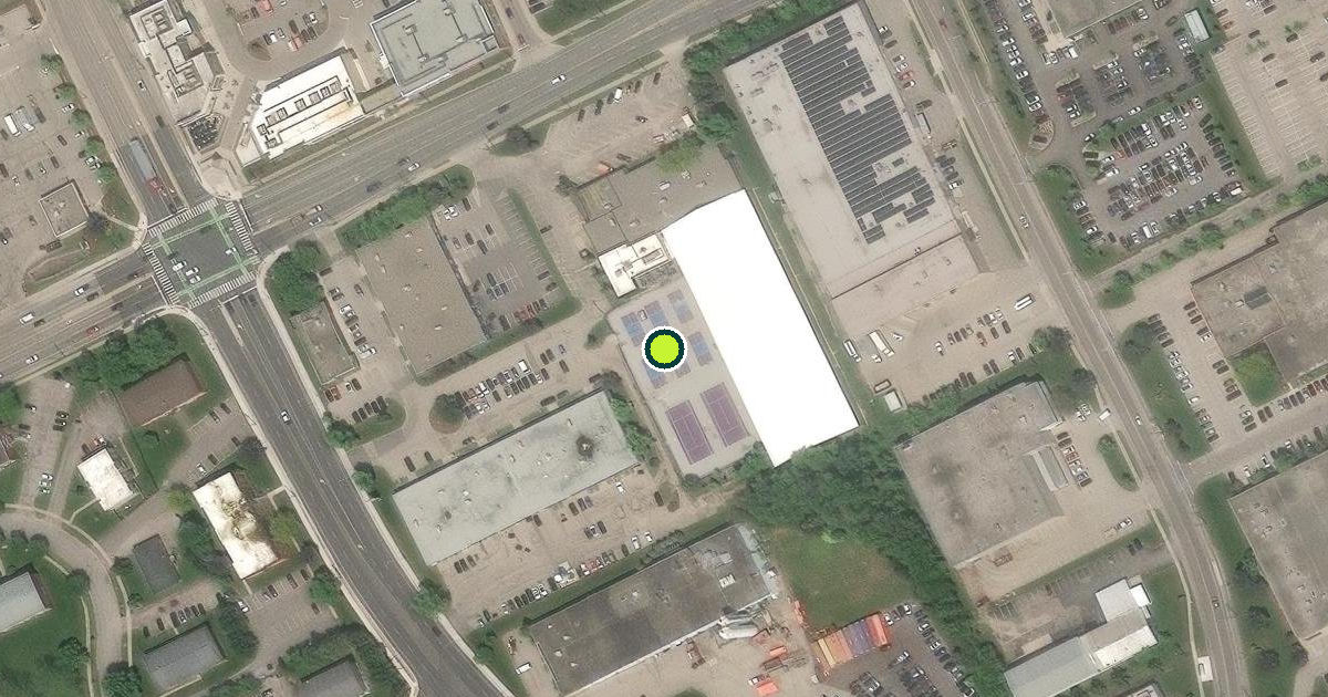 Satellite view of Waterloo Pickleball Courts