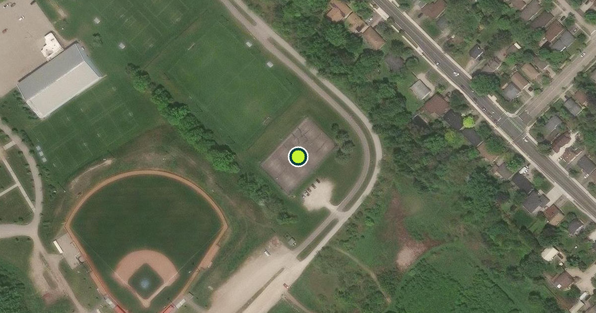 Satellite view of Waterloo Pickleball Courts
