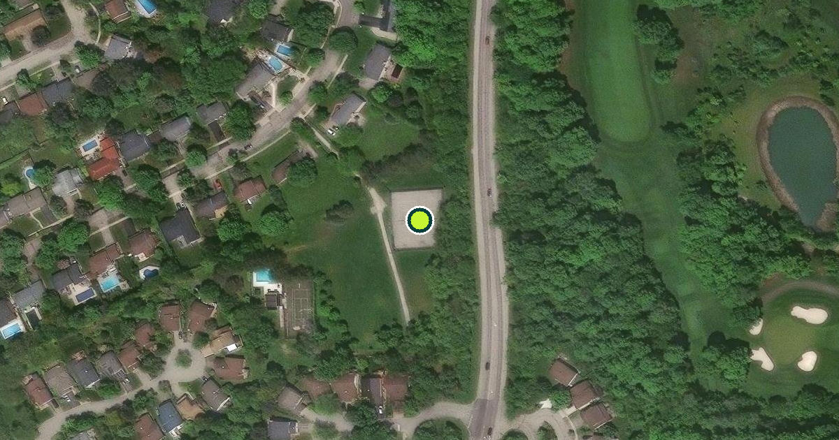 Satellite view of Waterloo Pickleball Courts