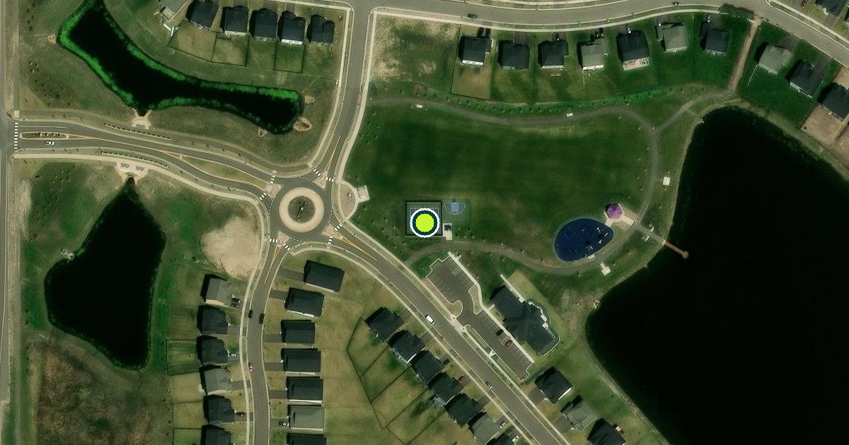 Satellite view of Watermark Way Pickleball Courts