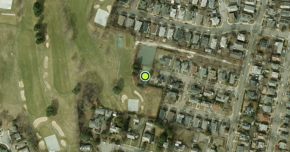 Satellite view of Watertown Pickleball Courts