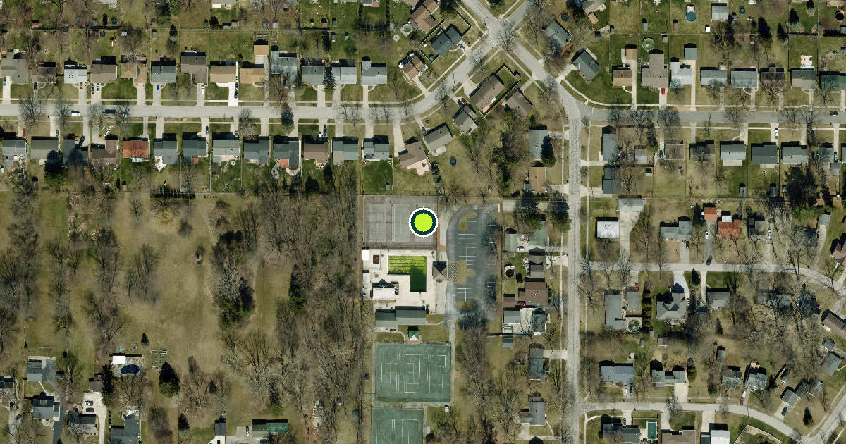 Satellite view of Waterville Pickleball Courts