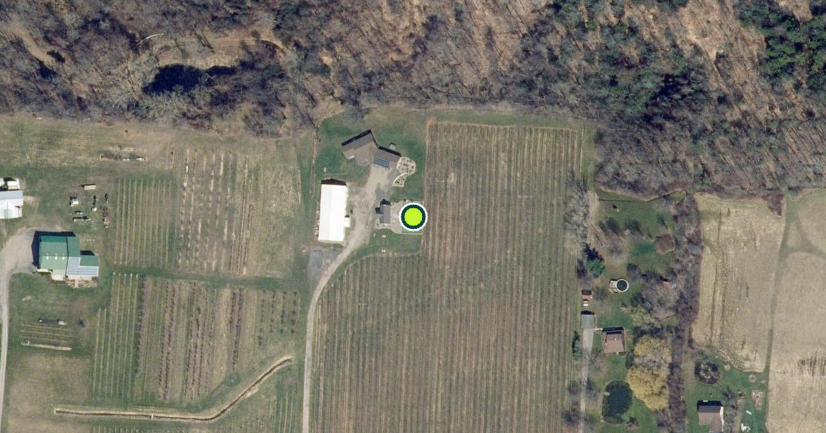 Satellite view of Wayne County Pickleball Courts