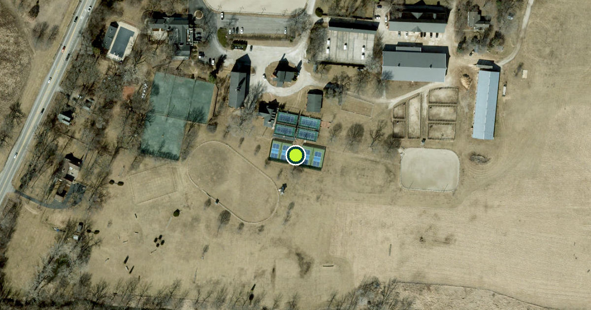 Satellite view of Wayne Pickleball Courts
